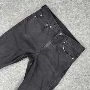 Levi Strauss 510 Skinny Black Denim Jeans Mens W31 L32